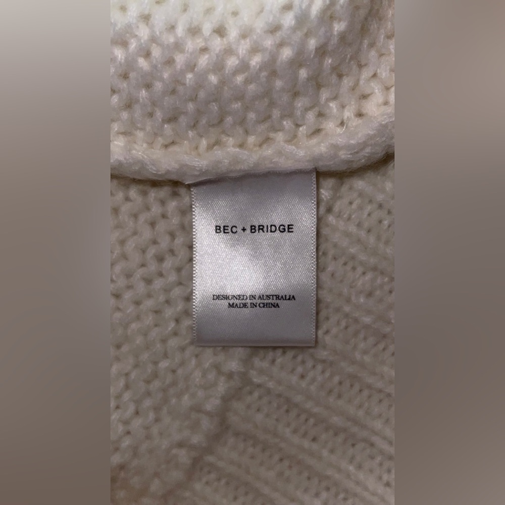 BEC + BRIDGE Celeste Tuck Knit Jumper 8 BNWT - Picture 8 of 8